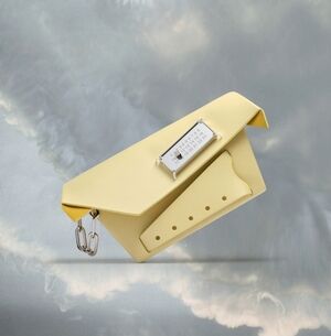Maison Martin Margiela Runway Pastel Yellow Small Snatched Bag